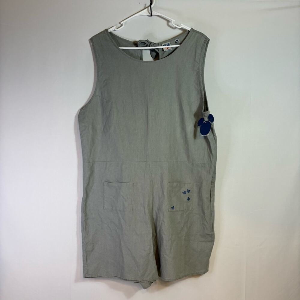 NWT Junk Food Light Gray Mickey Mouse Romper Size XXL GG0635